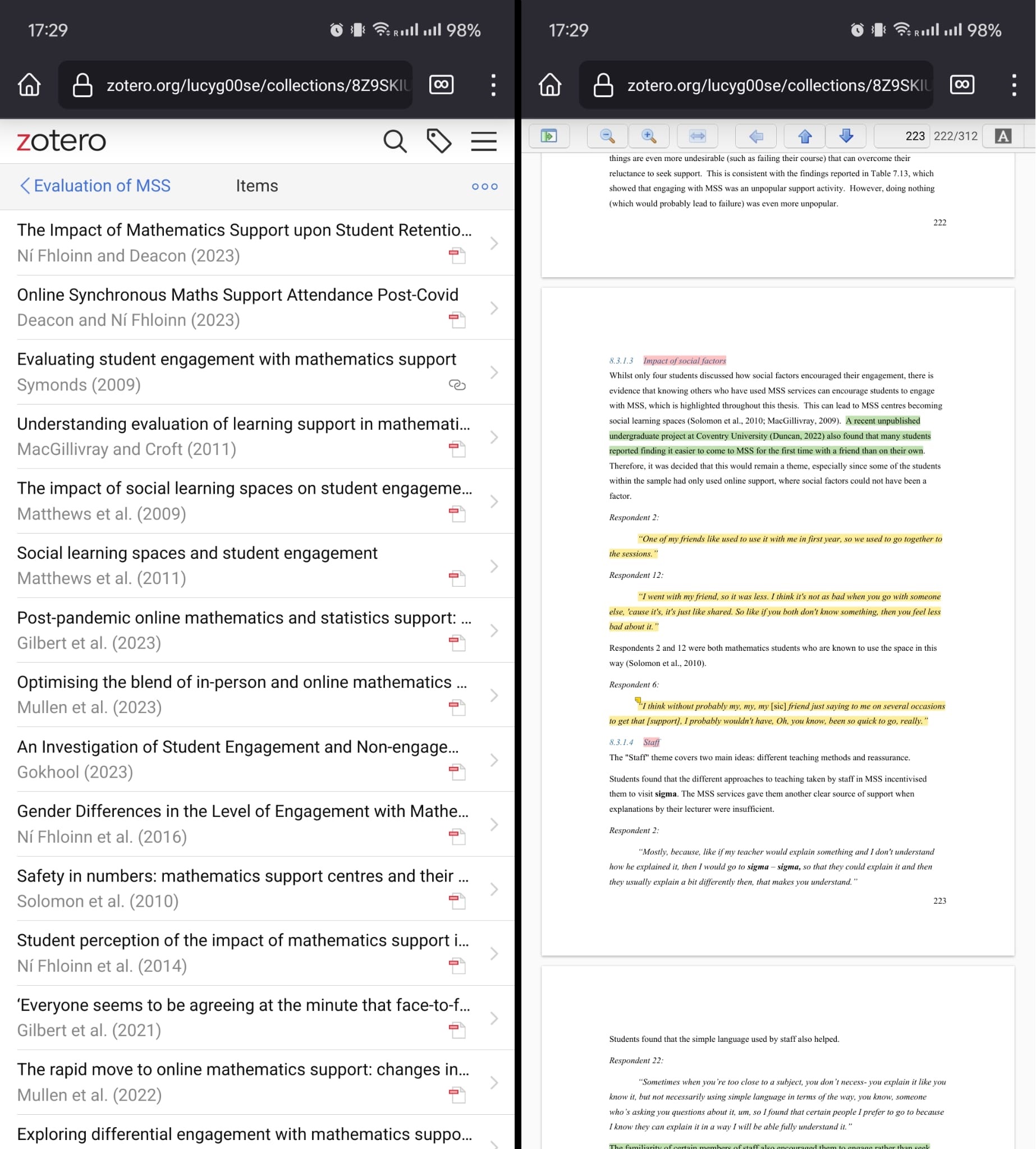 Zotero-web-on-phone.jpg|fig